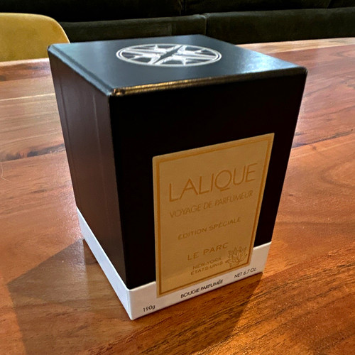 Lalique parc scented candle - parc,