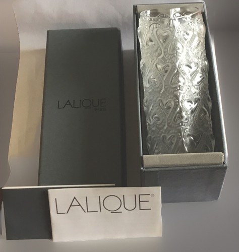 Lalique amour hart vase - amour,