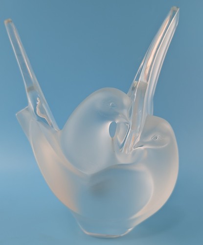 Lalique france crystal - crystal, double