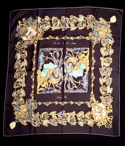 Vintage lalique paris silk - lalique,