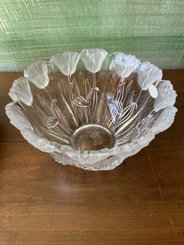 Lalique france crystal - france, tulipes