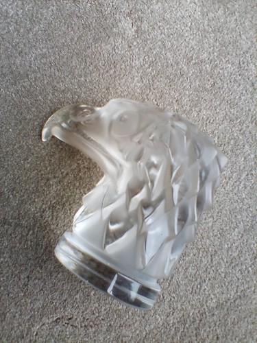 Lalique eagle head car mascot - eagle,
