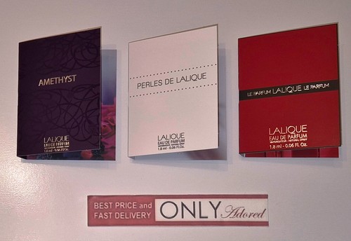 Lalique perfume set vials - 3,