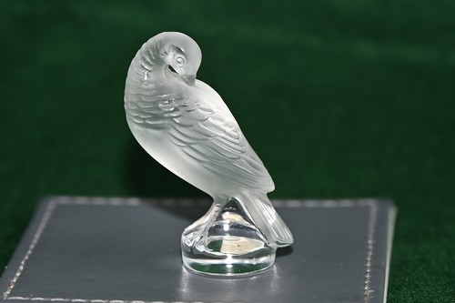 Lalique turtle dove figurine - lalique,