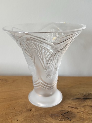 Signed lalique france frosted - signed,