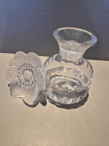 Lalique fleur anemone crystal - lalique,