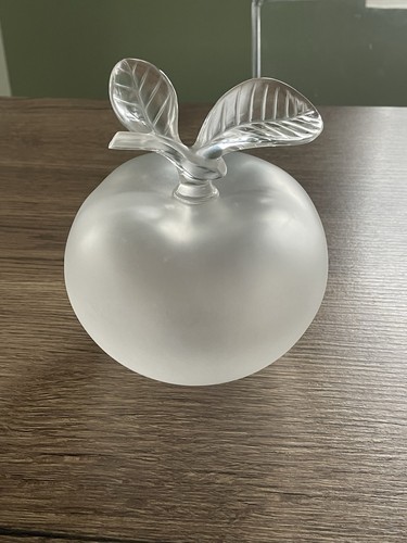 Antique large crystal - antique, apple