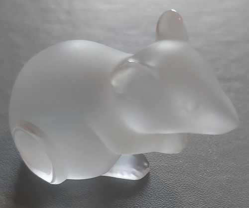 Lalique crystal mouse - lalique, figure
