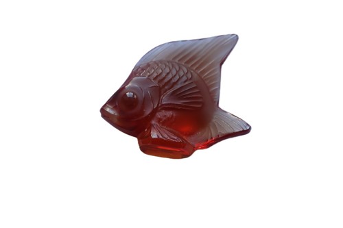 Lalique crystal fish - lalique,