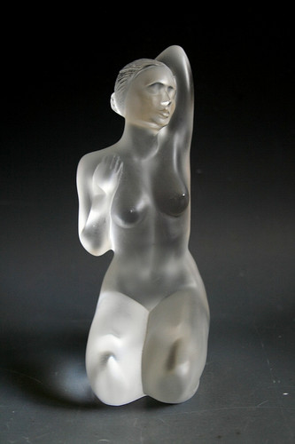 Lalique aphrodite nude glass - aphrodite,