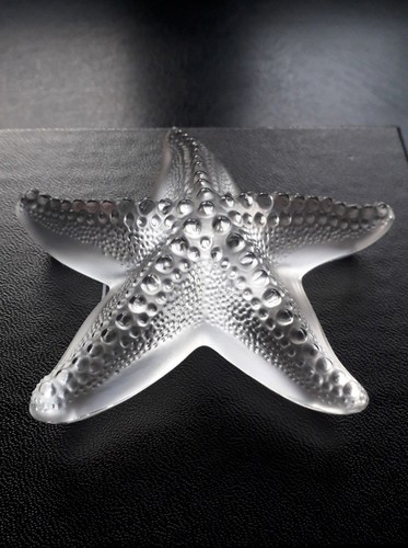 Lalique clear starfish - starfish, in
