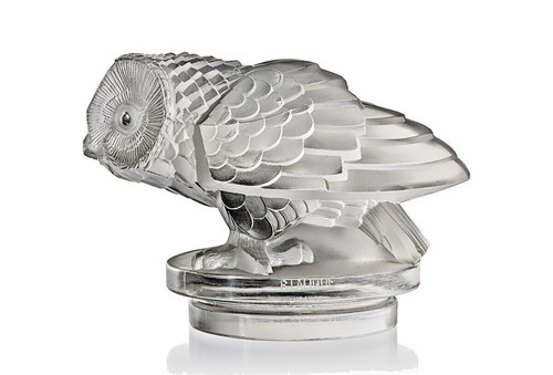 Lalique renard hibou hood - &,