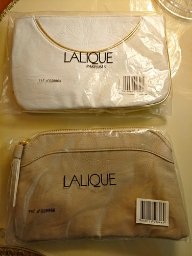Lalique leather zipped make - leather, make-up