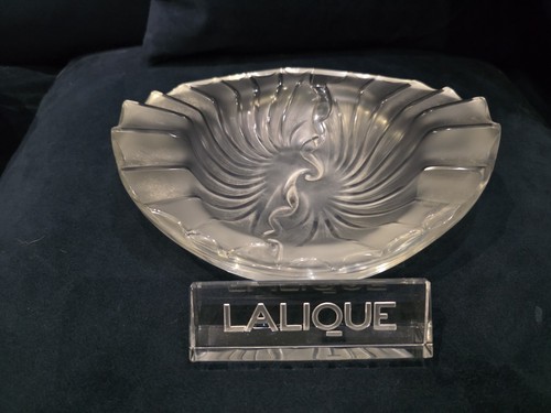 Lalique clear glass swirl - glass,