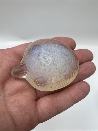 Lalique glass tortoise - glass, perfect