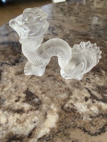 Lalique crystal dragon made - made, in