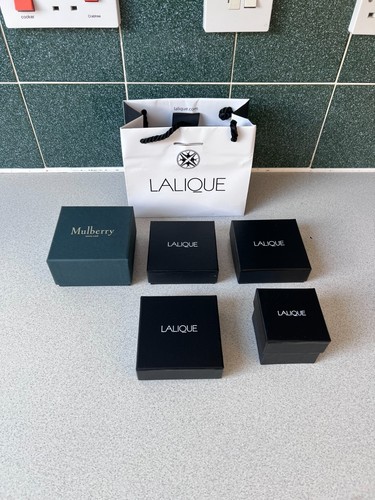 Lalique mulberry empty boxes - mulberry,