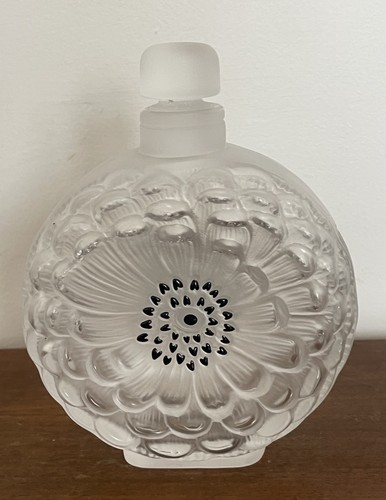 Lalique dahlia scent bottle - dahlia,