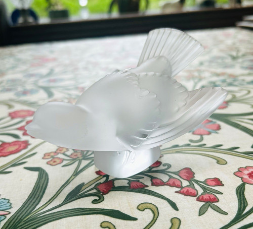 Lalique style moineau coquet - moineau,
