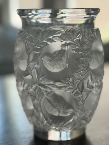 Lalique crystal bird bagatelle - crystal,