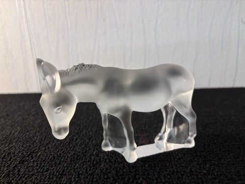 Crystal donkey attributed - crystal, to