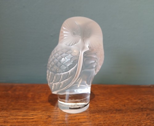 Lalique crystal hibou owl - hibou,