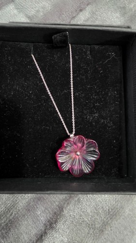 Lalique silver necklace - lalique,