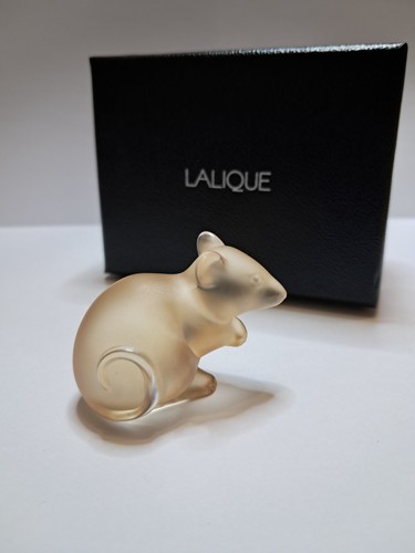 Lalique gold lustre mouse - lalique,