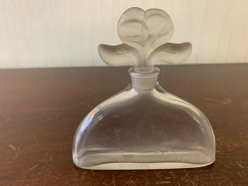 Lalique crystal bottle - lalique,
