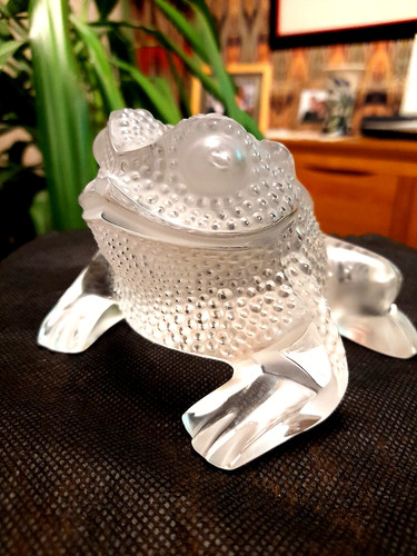 Lalique stunning gregoire toad - stunning,