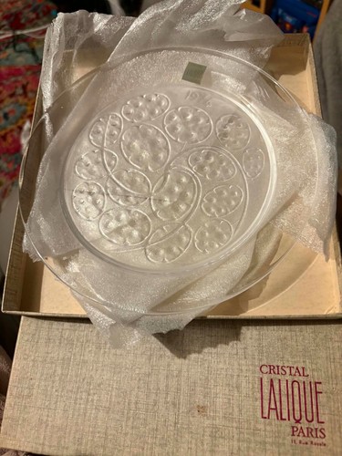 Lalique pennies plate 1974 - , in