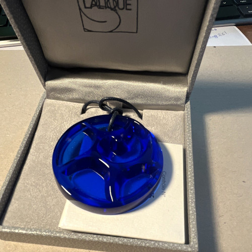 Lalique signed blue - lalique,