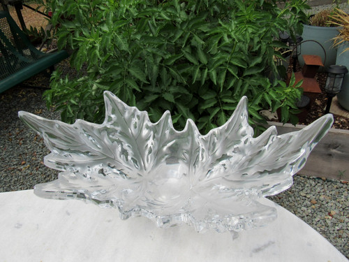 Crystal fruit cup - , signed