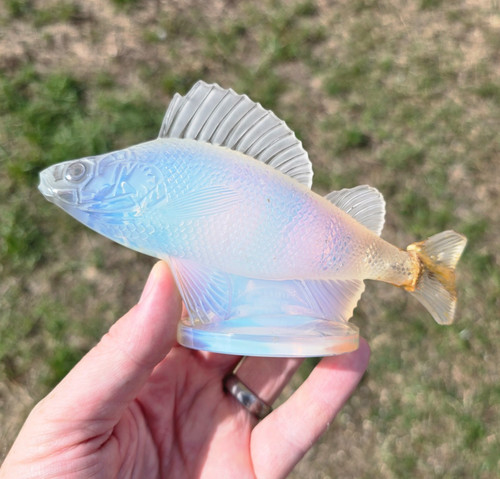 Rene lalique car mascot perche - mascot,